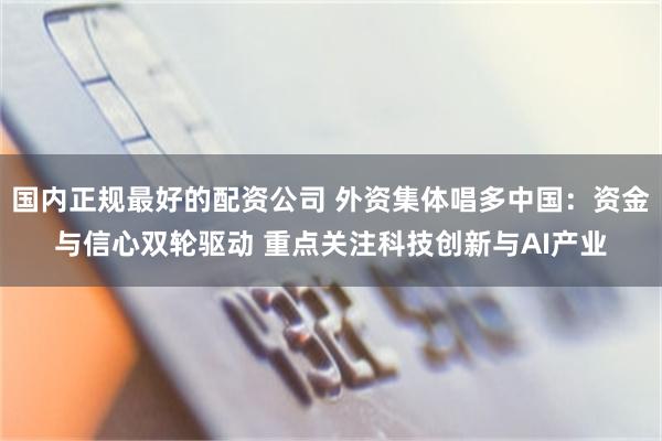 国内正规最好的配资公司 外资集体唱多中国：资金与信心双轮驱动 重点关注科技创新与AI产业
