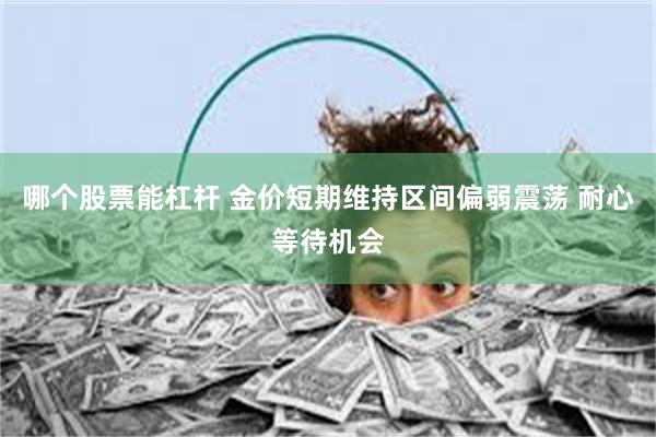 哪个股票能杠杆 金价短期维持区间偏弱震荡 耐心等待机会