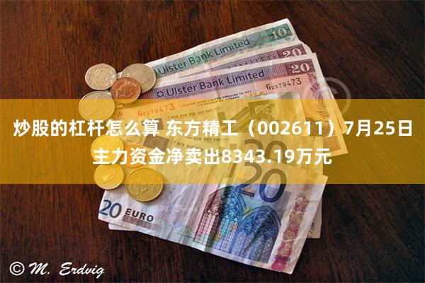 炒股的杠杆怎么算 东方精工（002611）7月25日主力资金净卖出8343.19万元