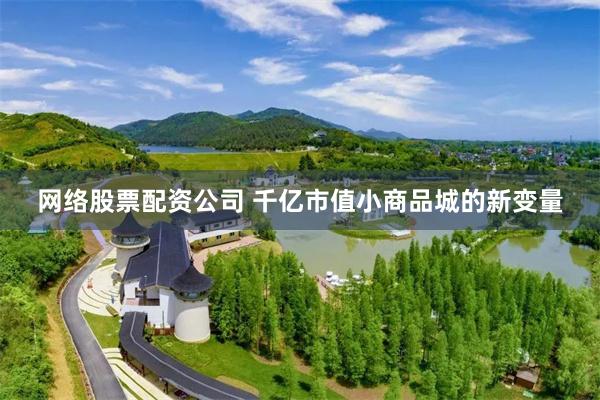 网络股票配资公司 千亿市值小商品城的新变量