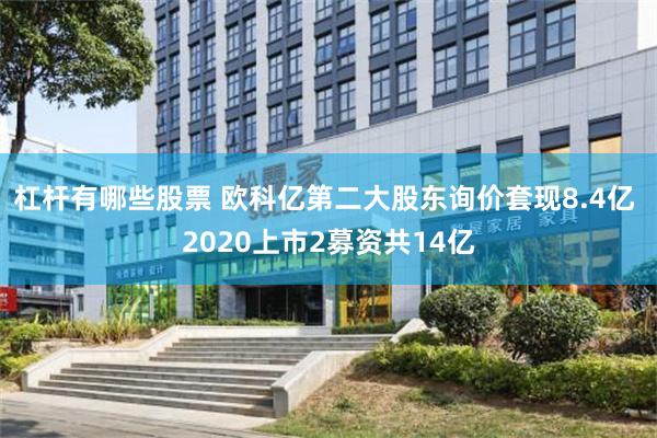 杠杆有哪些股票 欧科亿第二大股东询价套现8.4亿 2020上市2募资共14亿