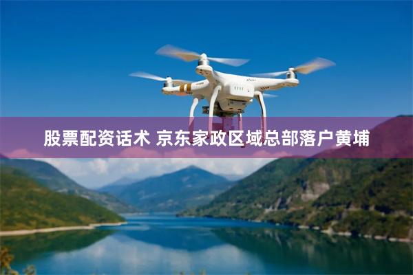股票配资话术 京东家政区域总部落户黄埔